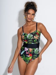 Pour Moi Black Palermo Swimsuit - Image 1 of 4