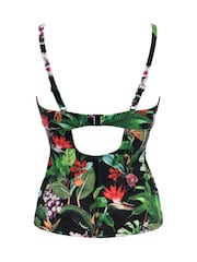 Pour Moi Black Tropical Palermo Underwired Padded Tankini - Image 4 of 4