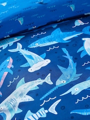 Catherine Lansfield Jawsome Shark Reversible Duvet Cover Set - Изображение 4 из 4