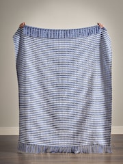 Catherine Lansfield Stab Stitch Blanket Throw - صورة 4 من 4