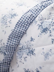 Catherine Lansfield Lucie Floral Frill Reversible Bedspread - صورة 2 من 2