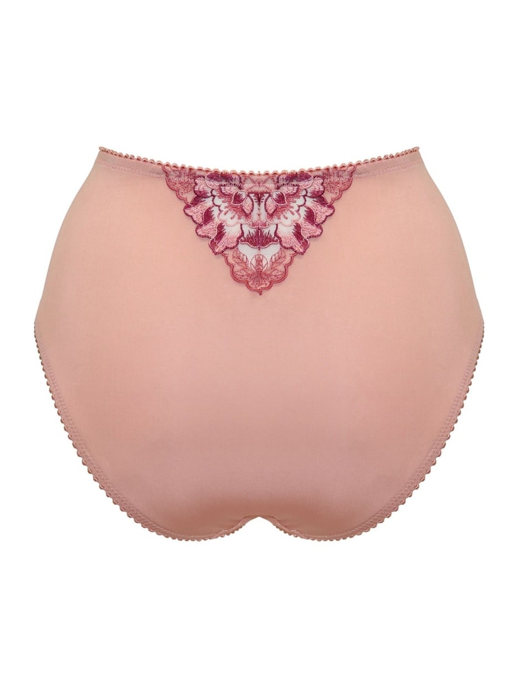 Rosa - Pour Moi Sofia Emb Lace Embroidered Deep Knickers - Imagen 4 de 4 Rosa - Pour Moi Sofia Emb Lace Embroidered Deep Knickers - Imagen 4 de 4