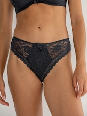 Pour Moi Grey High Leg Rebel Deep Knickers - Image 2 of 4