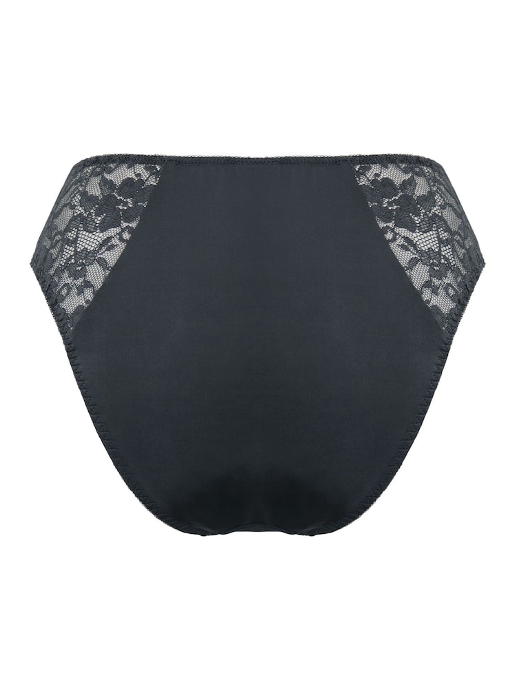 Pour Moi Grey High Leg Rebel Deep Knickers - Image 4 of 4
