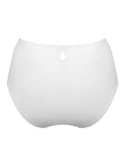 Pour Moi White Mix High Waist St Tropez Bikini Briefs - Image 4 of 4