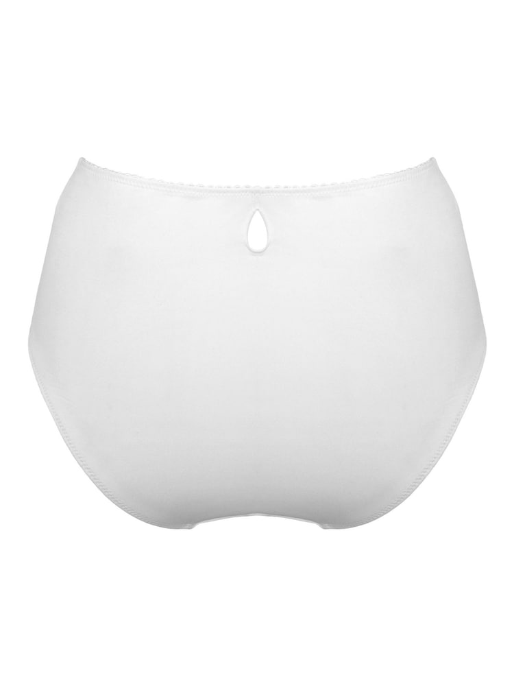 Pour Moi White Mix High Waist St Tropez Bikini Briefs - Image 4 of 4