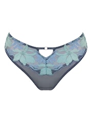 Pour Moi Roxanne Embroidered High Leg Mesh Briefs - Image 3 of 4