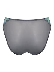 Pour Moi Roxanne Embroidered High Leg Mesh Briefs - Image 4 of 4