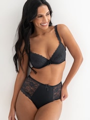 Pour Moi Grey Padded Rebel Padded Plunge Bra - Image 2 of 3