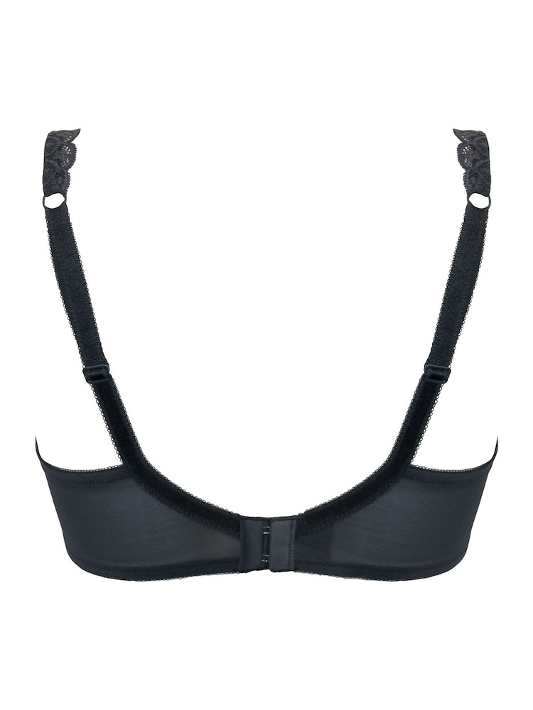 Pour Moi Grey Padded Plunge Rebel Bra - Image 4 of 4