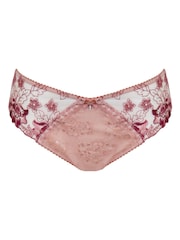 Roze - Pour Moi Sofia geborduurde kanten bikinibroekje - Image 3 of 4