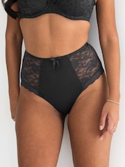Pour Moi Grey High Waist Rebel Deep Knickers - Image 2 of 4