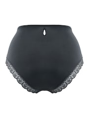 Pour Moi Grey High Waist Rebel Deep Knickers - Image 4 of 4