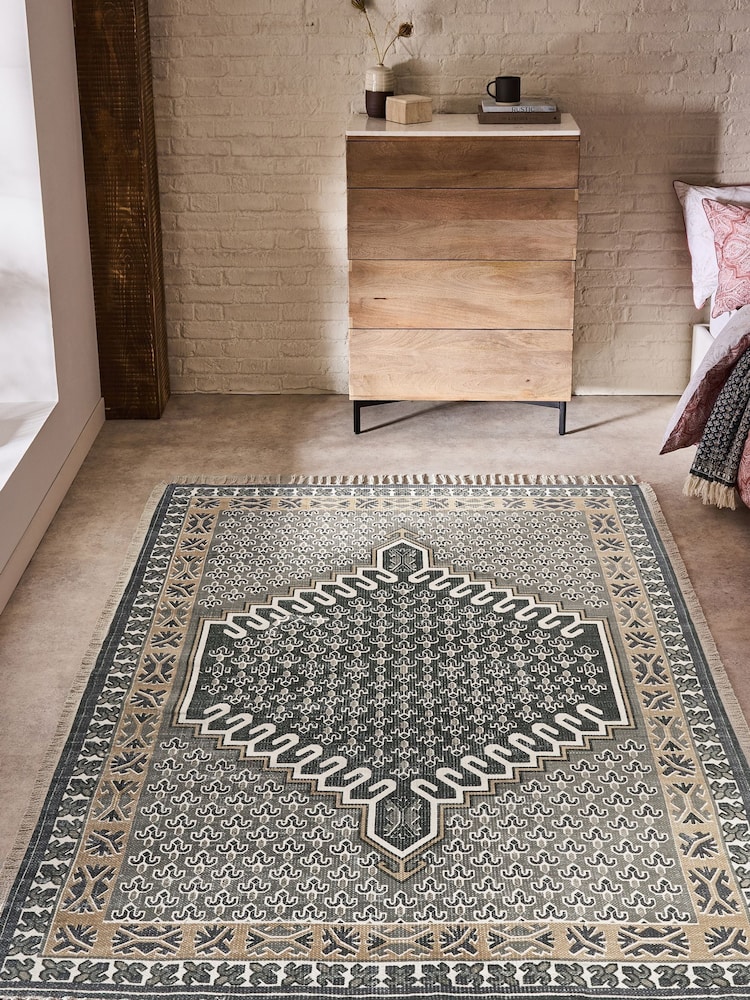 French Connection Natural Poppyfield Rug - Image 1 of 2