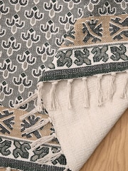 French Connection Natural Poppyfield Printed Rug - Image 4 of 5