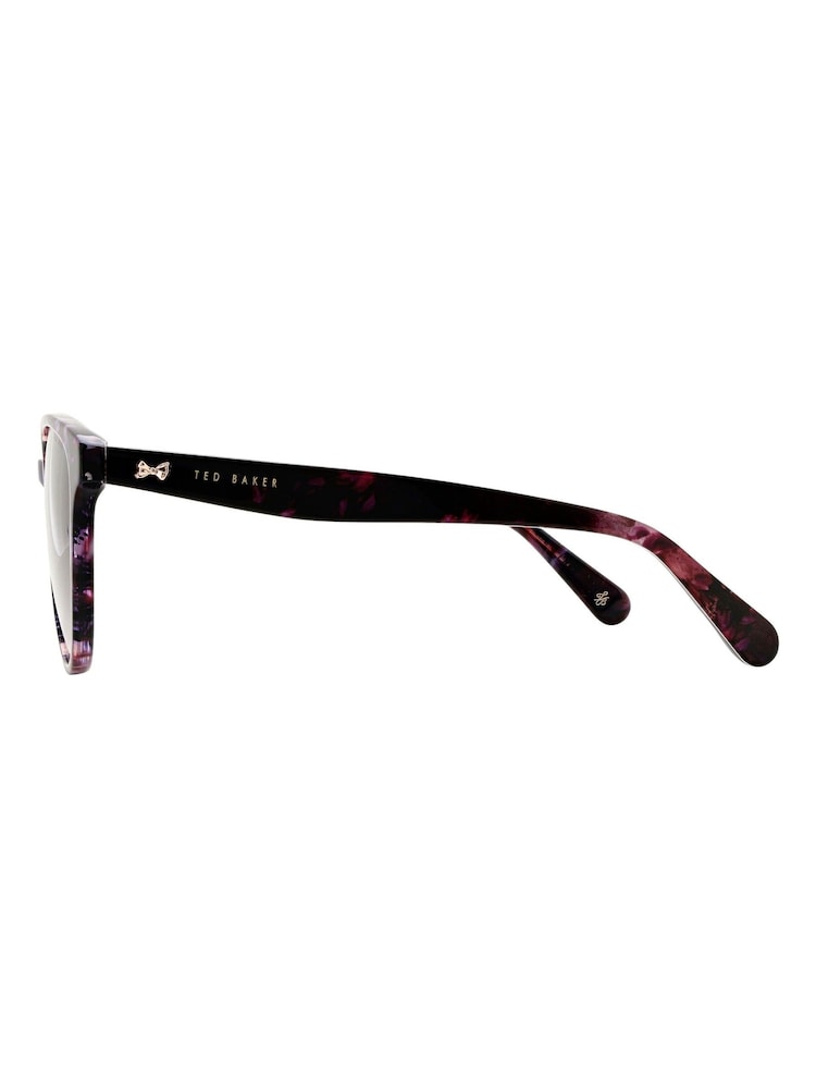 Buy Ted Baker Purple Flori TB1763 Sunglasses from the Next  display picture 2