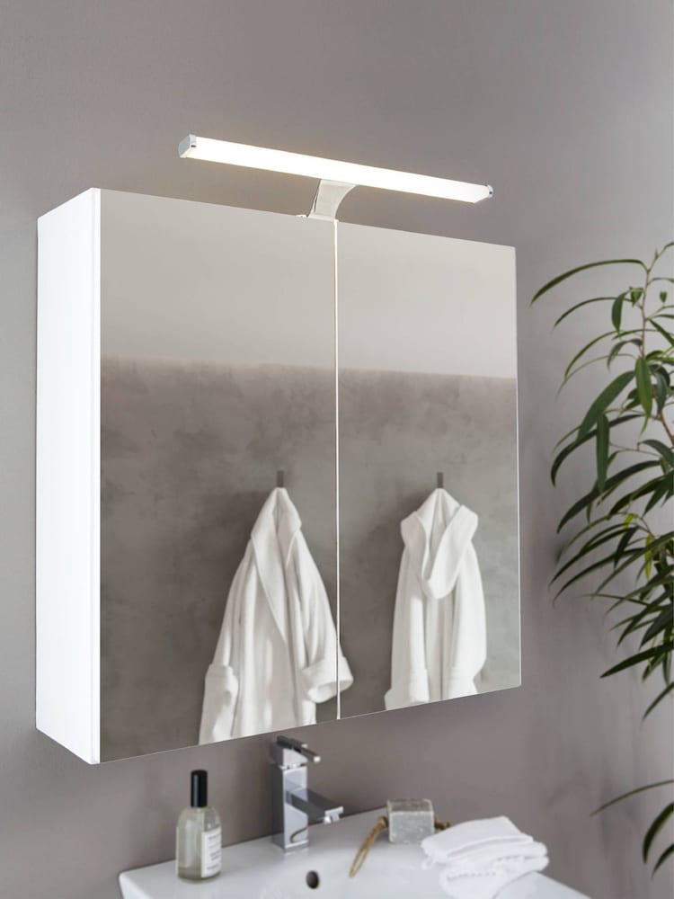 Eglo Chrome Vinchio LED Mirror Light - Image 1 of 5