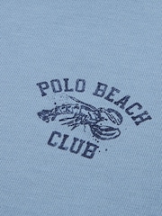 Polo Ralph Lauren Blue T-Shirt and Joggers Set - Image 3 of 4