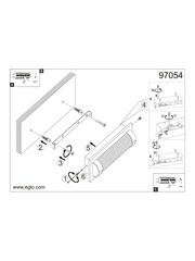 Eglo Chrome Tolorico LED Crystal Bathroom Ceiling Light - Image 5 of 5