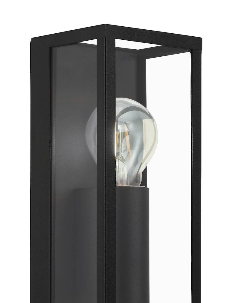 Eglo Black Amezola Caged Bathroom Wall/Ceiling Light - Image 5 of 5