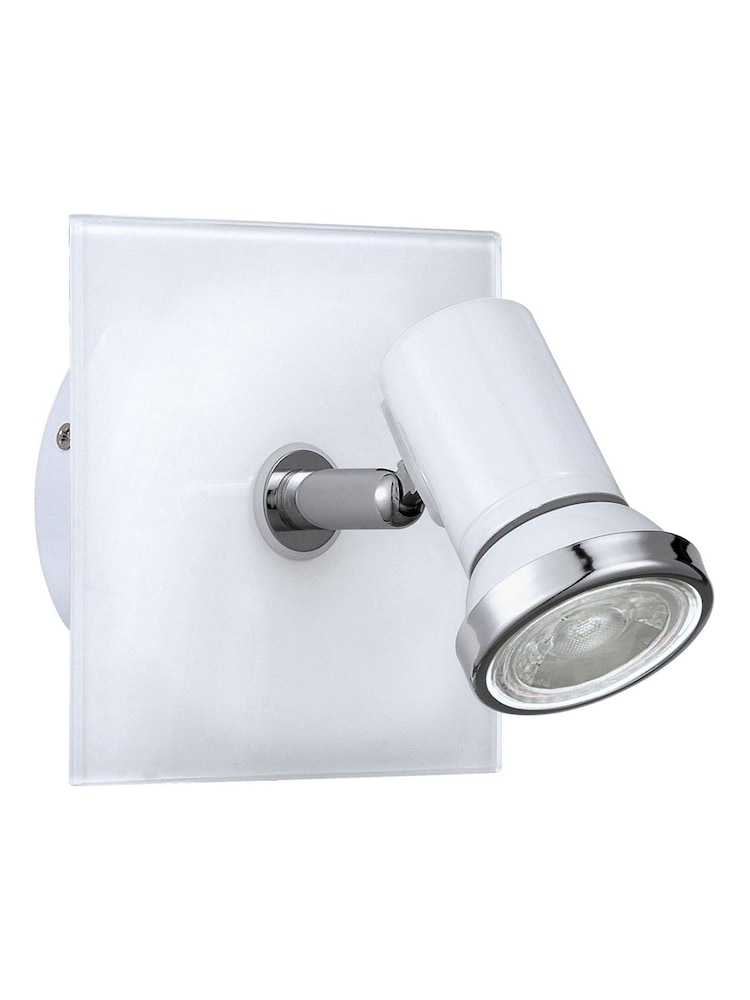 Eglo White Tamara 1 LED Wall and Ceiling Spotlight Set - Image 2 of 5