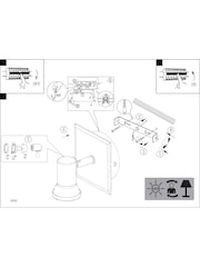 Eglo White Tamara 1 LED Wall and Ceiling Spotlight Set - Image 4 of 5