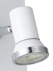 Eglo White Tamara 1 LED Wall and Ceiling Spotlight Set - Image 5 of 5