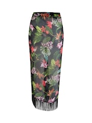 Pour Moi Black Chiffon Multiway Beach Sarong - Image 4 of 4
