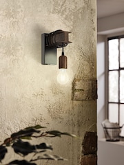 Eglo Black Townshend 4 Steel Wall Light - Image 1 of 5