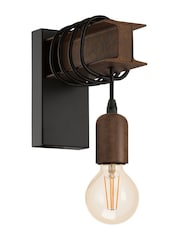 Eglo Black Townshend 4 Steel Wall Light - Image 2 of 5