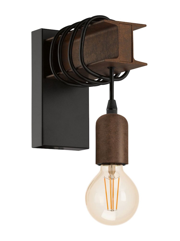 Eglo Black Townshend 4 Steel Wall Light - Image 2 of 5 Eglo Black Townshend 4 Steel Wall Light - Image 2 of 5