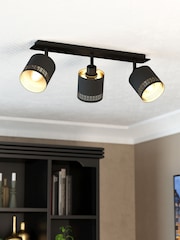Eglo Black Esteperra Decorative 3 Light Spotlight - Image 1 of 5