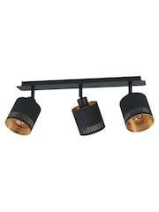 Eglo Black Esteperra Decorative 3 Light Spotlight - Image 2 of 5