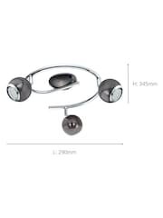 Eglo Chrome Bimeda Ceiling Light - Image 3 of 5