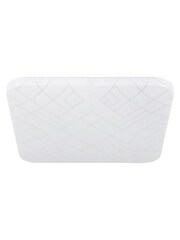 Eglo White Rende LED Square Geometric Ceiling Light - Image 2 of 5