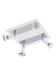Eglo Chrome Sarria 4-Light Square Spotlight - Image 3 of 6