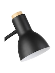 Eglo Black Veradal Touch Dimmer QI Charging LED Table Lamp - Image 3 of 5