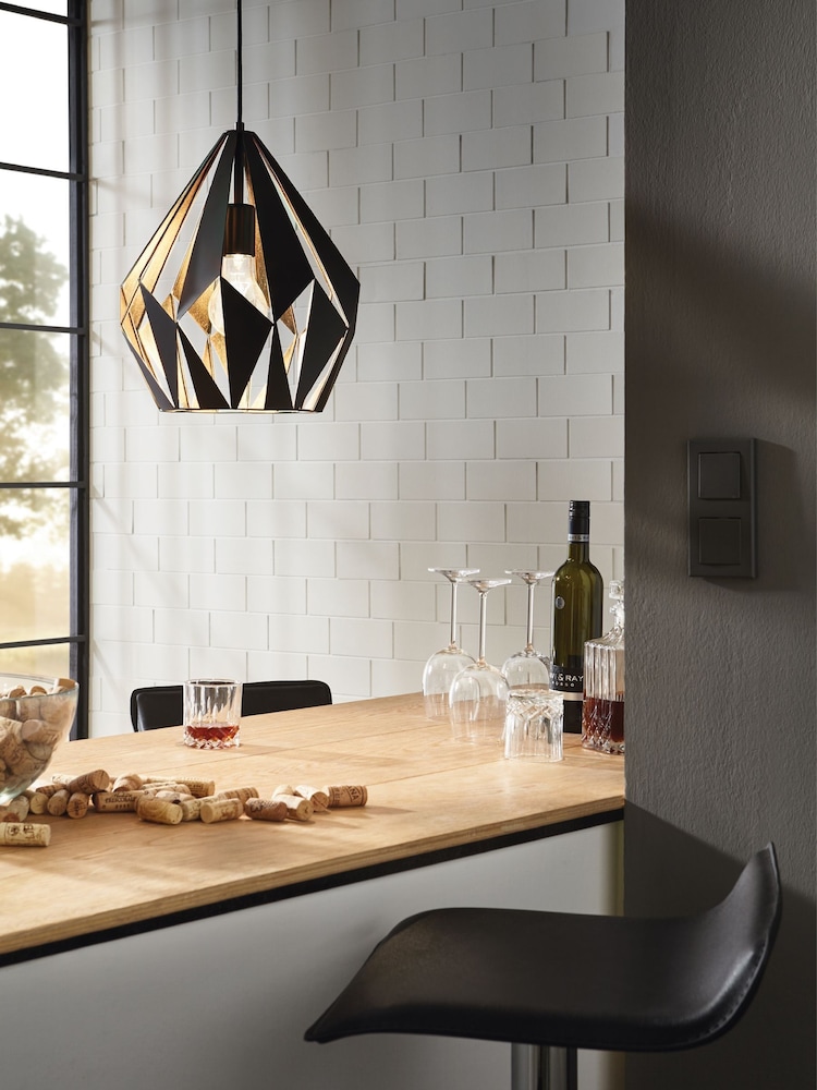 Eglo Gold Single Pendant E27 Carlton 1 Light - Image 1 of 5