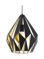 Eglo Gold Single Pendant E27 Carlton 1 Light - Image 5 of 5