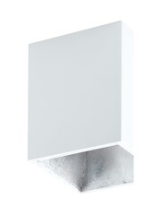 Eglo Silver Polasso Cuboid LED Ceiling Light - Image 5 of 5