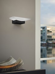 Eglo Black Metrass LED Uplighter Wall Light - Image 2 of 6