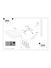 Eglo Black Metrass LED Uplighter Wall Light - Image 4 of 6