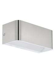 Eglo Satin Nickel Sania 4 LED Cube Aluminium Wall Light - Image 2 of 5