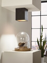 Eglo Gold Polasso Cuboid LED Ceiling Light - Image 1 of 5