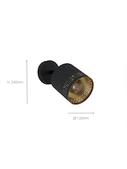 Eglo Black Esteperra Decorative Single Spotlight - Image 5 of 6