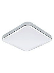 Eglo Chrome Manilva 1 LED Square Wall Light - Image 3 of 6