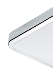 Eglo Chrome Manilva 1 LED Square Wall Light - Image 4 of 6