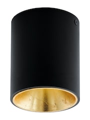Eglo Gold Polasso Cylindrical LED Ceiling Light - Image 2 of 5