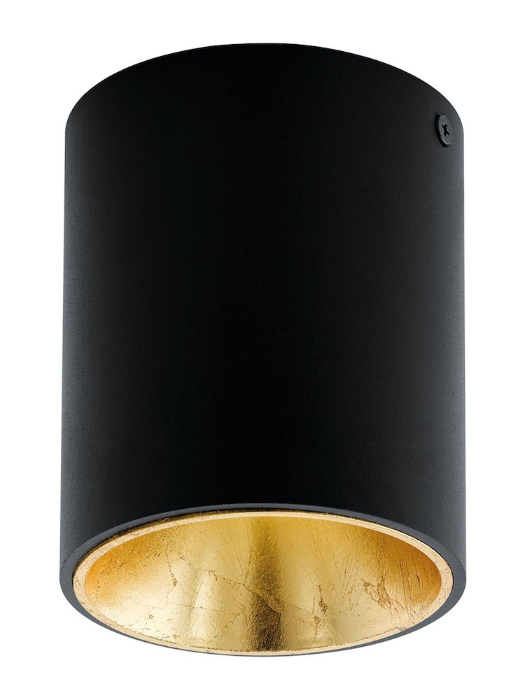 Eglo Gold Polasso Cylindrical LED Ceiling Light - Image 2 of 5