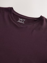 Figo roxo - Ajuste regular - Camiseta essencial com decote em V - Imagem 6 de 7